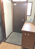 シンプルで使いやすい玄関です