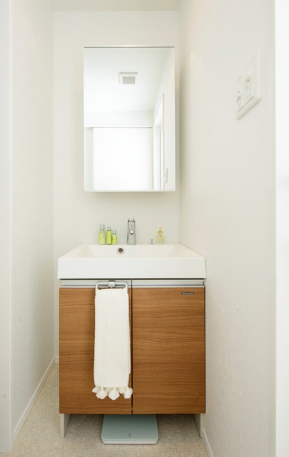 エンクレスト博多MATEの洗面所|コンパクトで使いやすい洗面所