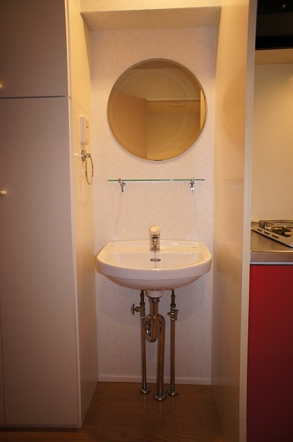 エンクレスト大手門Ⅱの洗面所|洗面所です