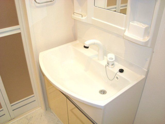 グリーンフィールドの洗面所