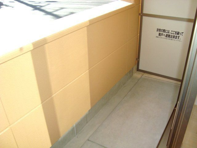 グリーンフィールドのバルコニー