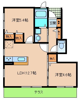 シャーメゾンさくらの間取り
