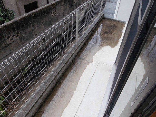 シャーメゾンさくらのバルコニー