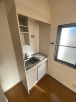 コンパクトなキッチンで掃除もラクラク