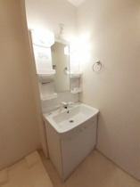 忙しい朝には欠かせない洗面所です