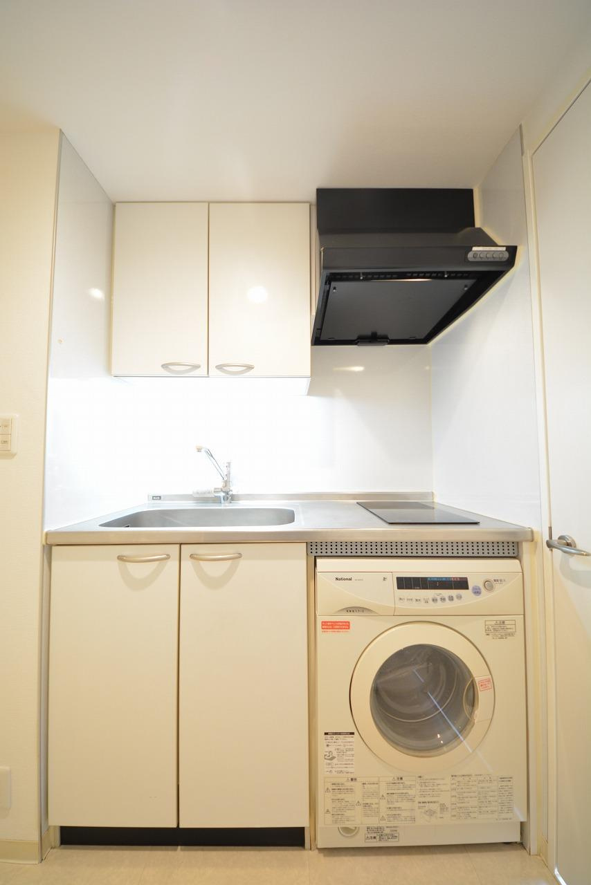 メゾン・ド・ヴィレ大阪城公園前のキッチン|メゾン・ド・ヴィレ大阪城公園前　ＩＨ2口コンロシステムキッチン