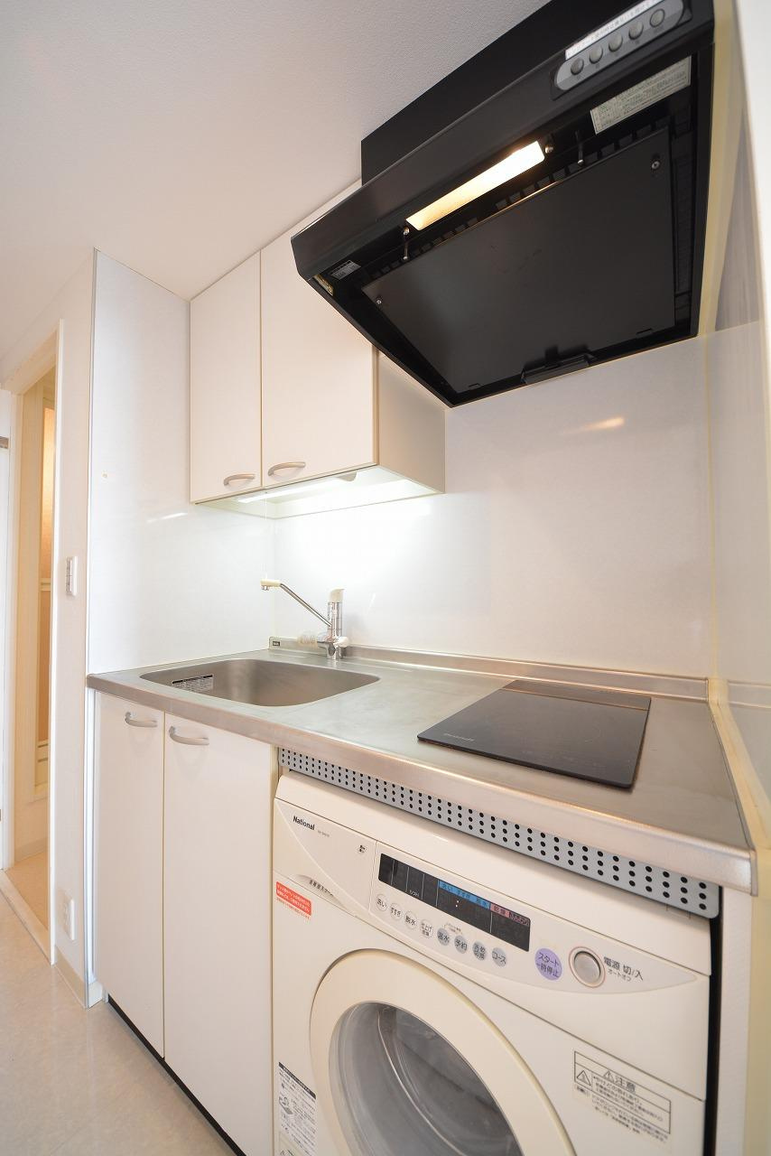 メゾン・ド・ヴィレ大阪城公園前のキッチン|メゾン・ド・ヴィレ大阪城公園前　ＩＨ2口コンロシステムキッチン