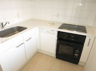 港区赤坂６丁目の賃貸マンションのキッチン|旧レイアウト・リノベーション前参照