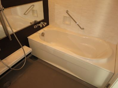 港区赤坂６丁目の賃貸マンションの浴室|旧レイアウト・リノベーション前参照