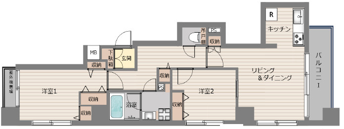 ドメイン高島平アップレッソの間取り