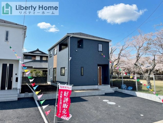 ひたちなか市平磯遠原町第2　新築戸建　1号棟の外観|ご予約をいただければ、『平日の空いた時間』『周辺物件まとめて見たい』『1件だけ見たい』ももちろん可能です♪
お気軽にお問合せください♪