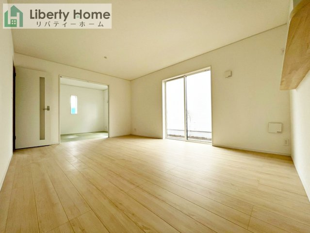 ひたちなか市平磯遠原町第2　新築戸建　1号棟の前面道路含む現地写真