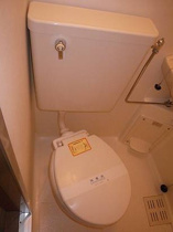 ゆったりとした空間のトイレです