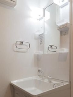 【独立洗面台】 | ミズホアルテア | 独立洗面台、小物を置くことができて便利です