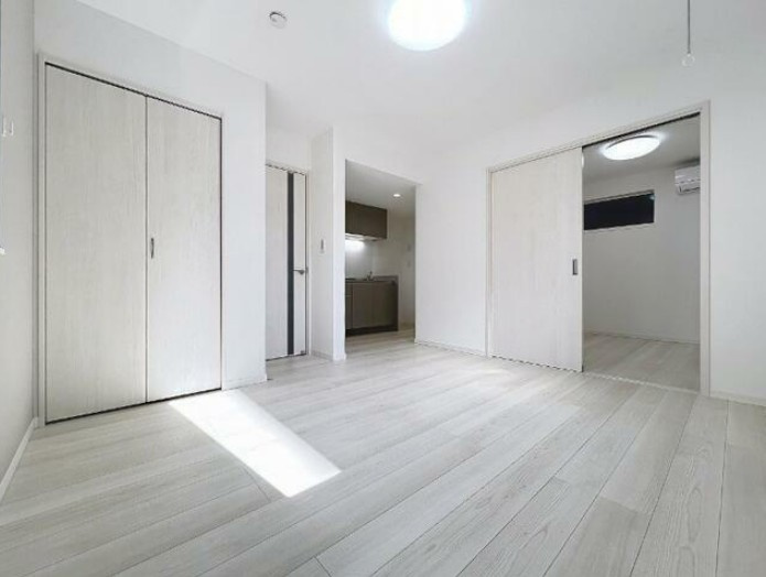 のアパートの居間・リビング