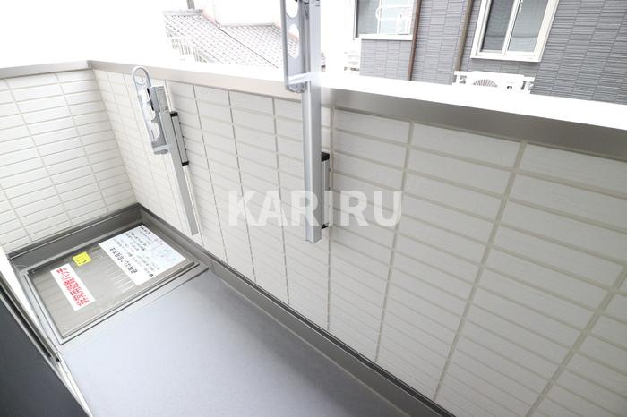 Clashist中宮Northのバルコニー