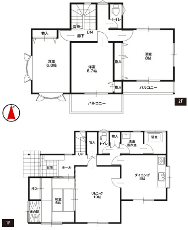 【間取り】 | 前橋市箱田町中古住宅