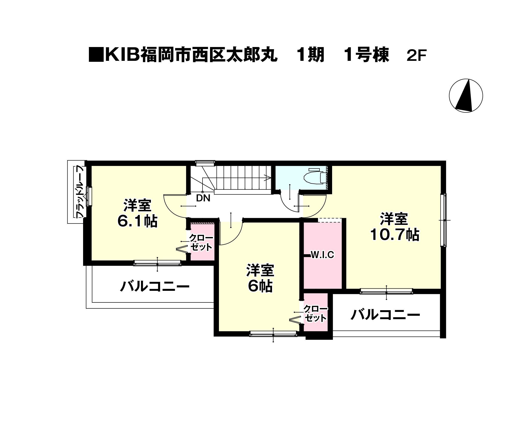 福岡市西区太郎丸1期の間取り