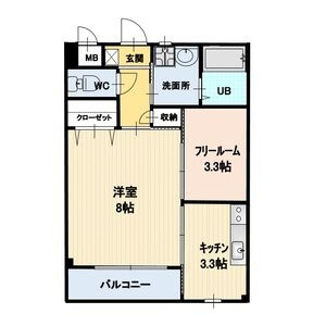 【間取り】 | メゾンド・ラレーヌ