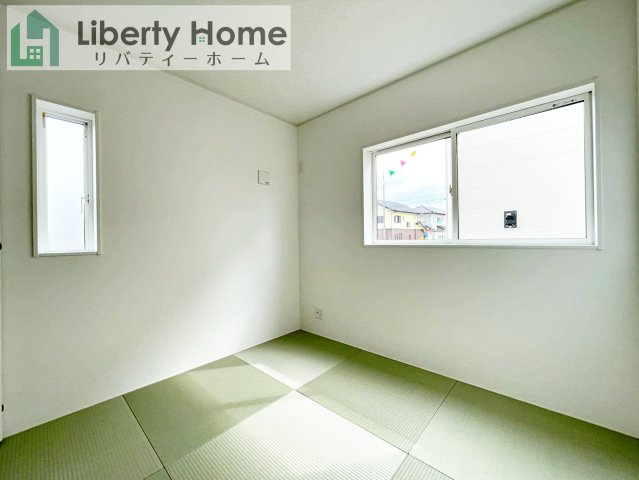 ひたちなか市平磯遠原町第2　新築戸建　2号棟の前面道路含む現地写真