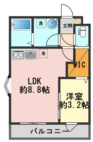 リーヴェル新小岩プレミオの間取り