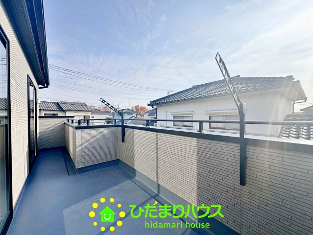 久喜市栗原１丁目　新築一戸建てのバルコニー