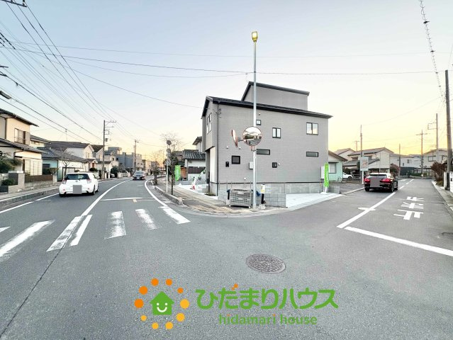 久喜市栗原１丁目　新築一戸建ての前面道路含む現地写真|25/12/02　撮影