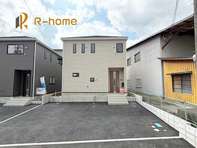 常総市水海道天満町第3　新築戸建て　1号棟の外観パース|近隣の同仕様完成物件をご見学いただけます♪