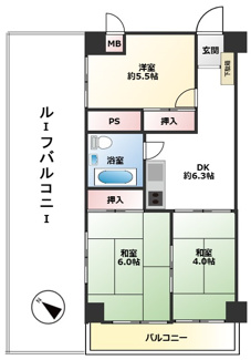 【間取り】 | 新大橋永谷マンション