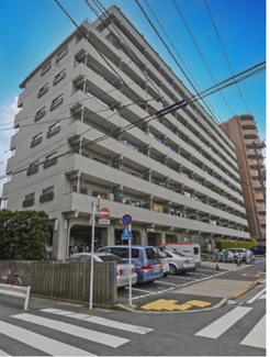 【外観】 | 新大橋永谷マンション | 落ち着いた雰囲気の外観です