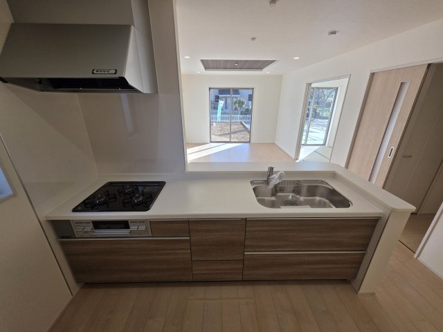 【キッチン】 | リーブルガーデン．S　寄居露梨子　 | ６号棟現地キッチン（2025年11月28日）撮影