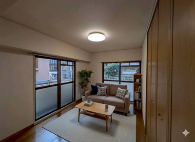 【洋室】 | シテイマンション平尾Ⅱ | ※家具はイメージです。