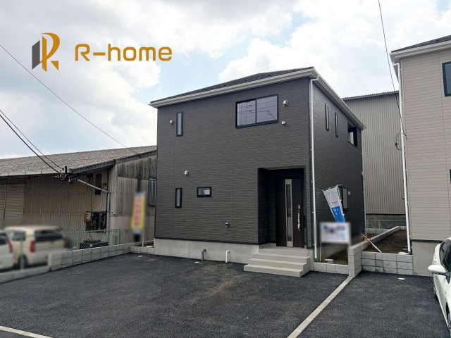 常総市水海道天満町第3　新築戸建て　2号棟の外観|ご予約を頂ければ、『平日』はもちろん『早朝』や『夜間』もご見学可能です♪お気軽にお申し付けください♪