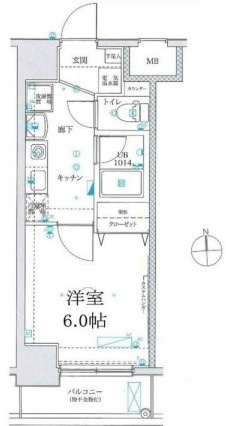 スパシエルクス大宮の間取り