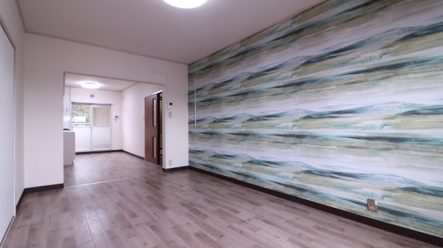 一ノ谷グリーンハイツH棟の居間・リビング