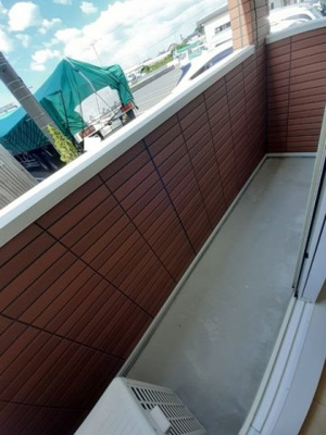 【バルコニー】 | クレシェンテ周南Ｂ | バルコニー付きです