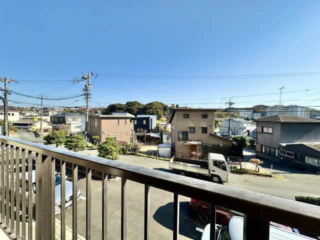 朝日プラザ浜松和合の展望|バルコニーからの眺めです！晴れた日は優しく陽射しが差し込みます♪