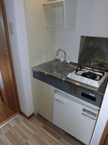 大阪市中央区上町１丁目の賃貸マンションのキッチン