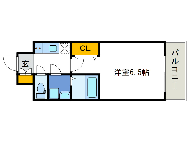エスリード弁天町パークプレイスの間取り