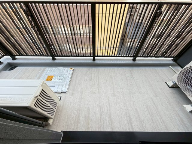 ルフォンプログレ南森町のバルコニー