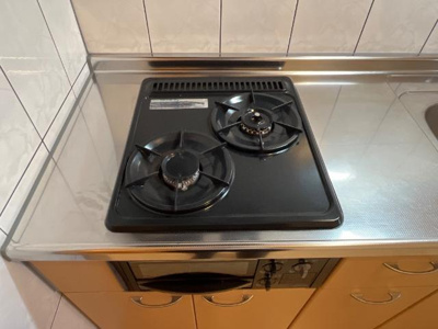 【キッチン】 | ブラウンハイツ塩冶　Ｂ棟 | ガスコンロ