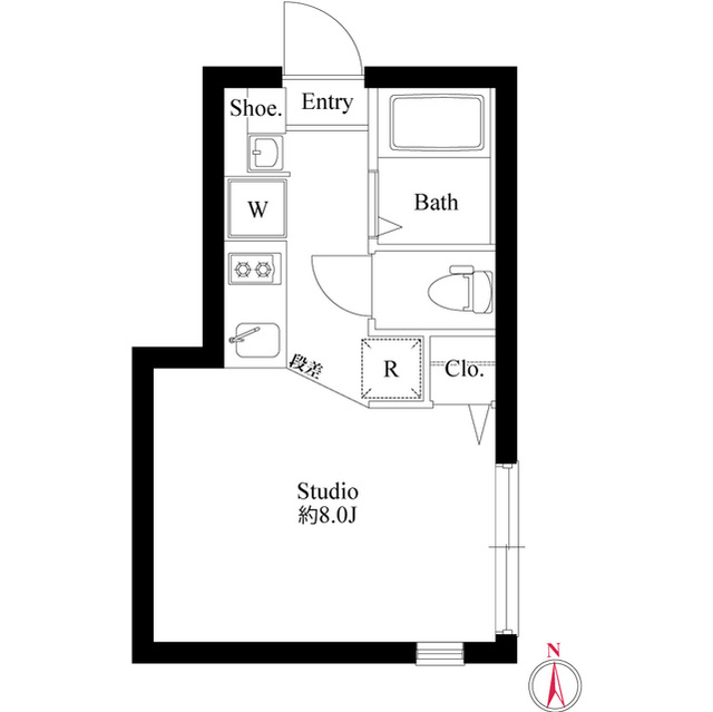 ティーグル荏原中延の間取り