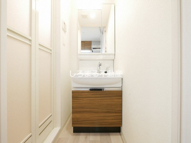 プレサンス松屋町ヴェルデスの独立洗面台