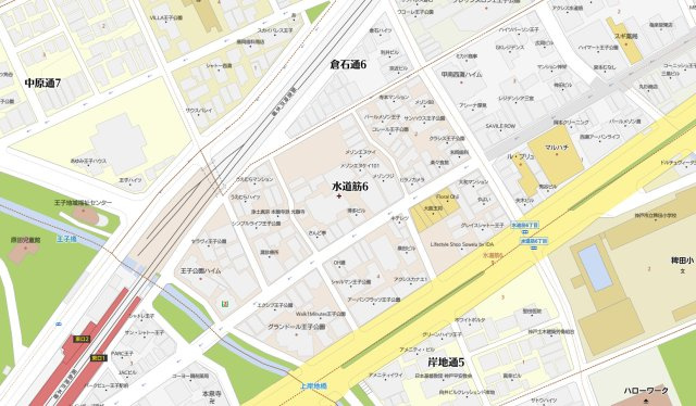 グランドプラザ王子公園の地図