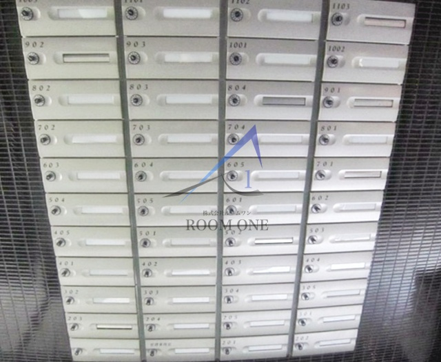 スパシエルクス門前仲町のその他共用部分|集合ポストです。