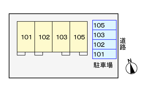 ドミ－ルＫ２の区画図