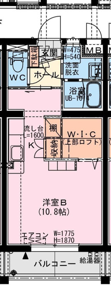 【間取り】 | ソレアード権現 | （仮称）権現町Mマンションの間取り