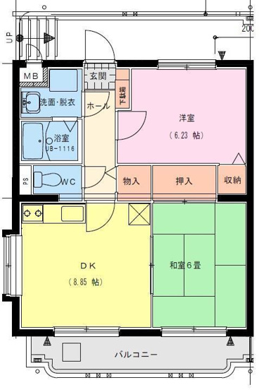 【間取り】 | サングリーン藤沢 | 間取り