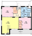 【間取り】 | ユーミー高洲の間取り