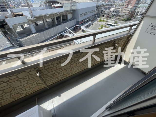 Celeb布施東　仲介手数料無料のバルコニー|開放的で明るい空間を演出してくれるバルコニーです